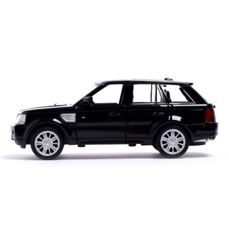 Metal machine Land Rover Range Rover Sport, 1: 32, doors, inertia, black color open-1