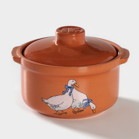 Social-sized pot "Geese", 400 ml