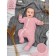 Combineson-Slip on the Lightning Fashion, height 56 ​​cm, pink color