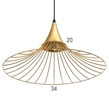 Lamp Bayerlux 40399/1 E27 40W gold 45x45x25-125 cm-2