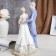 Souvenir Ceramics "Bridegroom and Bride" 36x21x16 cm