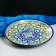 Largan Rishtan ceramics "Patterns", 28 cm, blue