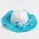 Women's hat, blue color, size 56-58