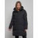 Coat insulated winter female, size 54, black color