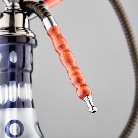 Hookah "Mosba", 51 cm, 1 pipe, black-4