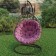 Billy swing pillow, diameter 115 cm, pale pink color