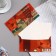 Money envelope "Congratulations!" embossing, gifts, cinnamon background, 16.5x8.5 cm