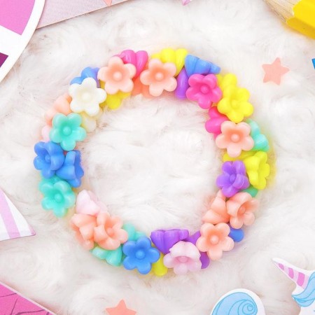 Bracelet Children's "chosen" flowers bouquet, color