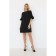 Female dress straight with shutters on the sleeves, size 46