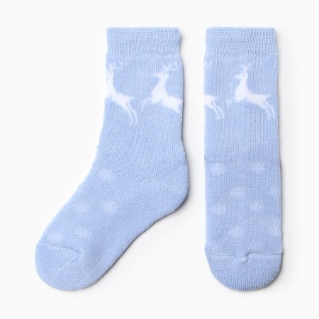 Noski children's terry, blue color, size 18
