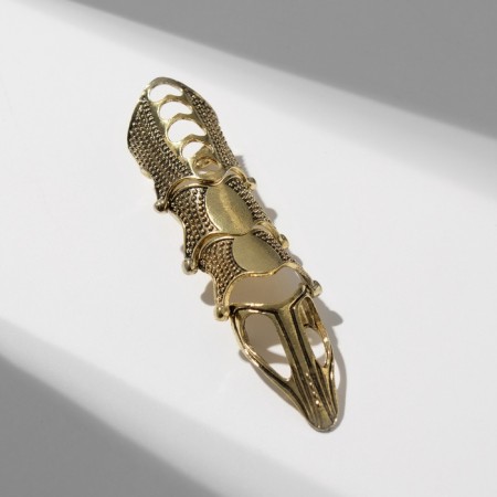 Ring "Japan" a claw with hearts, the color is black copper, dimensionless-1
