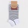 Women's socks, white/black stripes, size 23