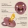 A set of orthodontic dummies, 2 pcs., +6 months, latex, for a girl