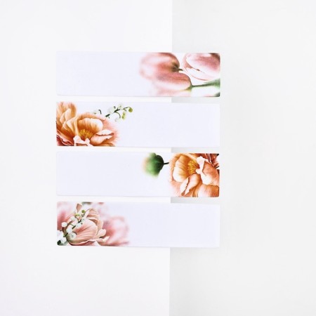 Set in the postcard "Happy Spring", 4x20 L stickers, tear -off block 30 liters-2