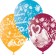 Shar Latex 12 “Council yes love”, pastel, 5-sided, set 25 pcs., Mix color