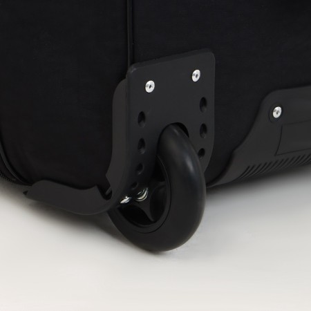 Small suitcase 20 ", a road bag with a zipper, black color-7