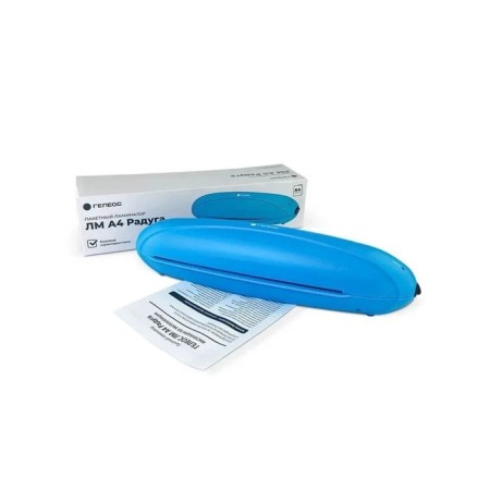 Laminator A4 75-150 microns, 2 shafts, speed 25 cm/min, Geleos Rainbow, Blue "LMA4RG"-7