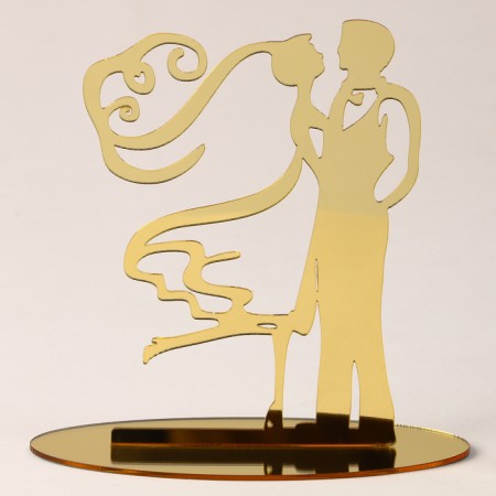 Topper "Wedding", Color Gold-1