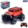Radio -controlled jeep "Hamer", works on batteries, red color