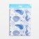Curtain for the bathroom "shell", 180 × 180 cm, white color