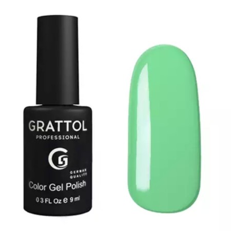 Grattol Color Gel Polish, No. 057 Mint, 9 ml
