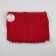 Decorative braid "Furrm", 15 cm, 5 ± 0.5 m, red color