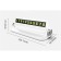 Signs for the phone number rotary, fluorescent numbers, white