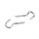 Scurip-half-cut tundra, white zinc, 3x30 mm, 5 pcs