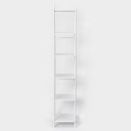 Six -haired floor rack 29 × 29 × 158.5 cm, white color-2