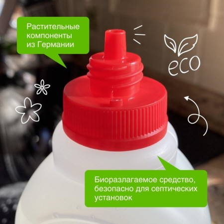 The remedy -cleaner Synergetic, gel, for slabs, from soot and fat, biodegradable, 1 liter-4