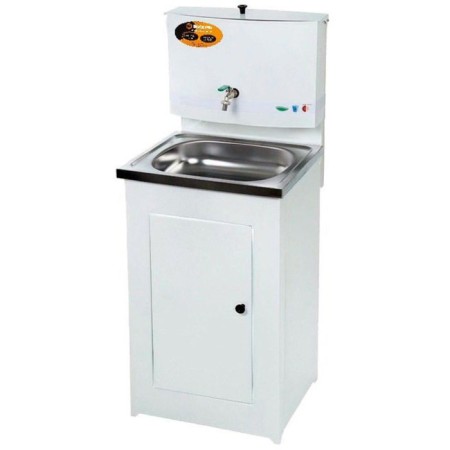 Washbasin "whirlwind" luxury, without euns, stainless washing, 20 l, white