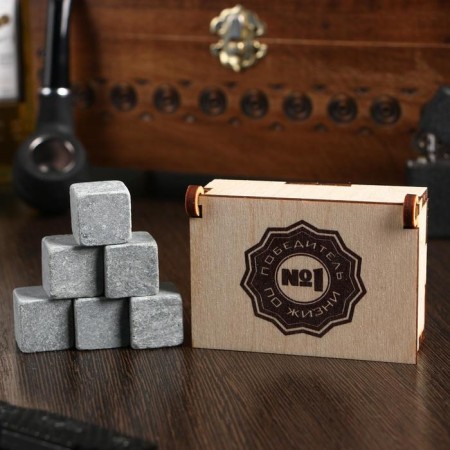 WIGHTS “WINTER in LIFE”, in a box, natural steat, 6 pcs