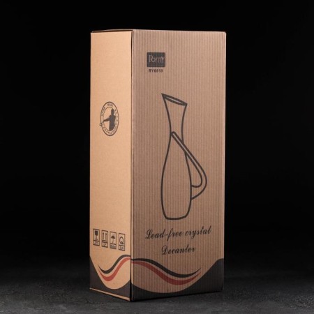 Glass decanter with a Gruner handle, 1.3 l, 15.5 × 11 × 37 cm-2