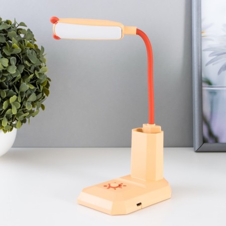 Table lamp "Baby" LED 1W USB AKB Beige 7.1x10x26 cm Risalux