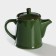 Porcelain teapot Punto Verde, 500 ml, h = 14.5 cm