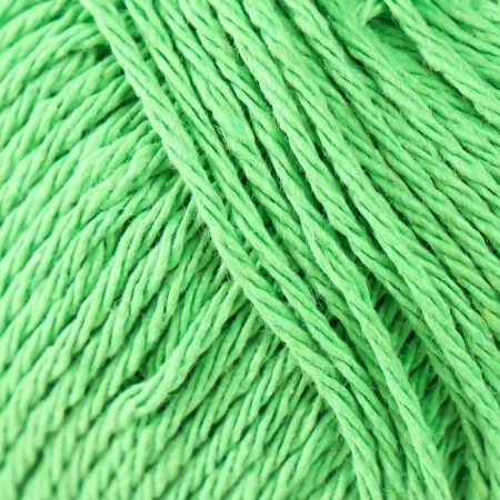 Yarn "Eco-Cotton" 80% cotton 20% polyester 220m/100g (802 yoke green)-2