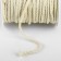 Weaving cord, cotton, d = 3 mm, 50 ± 1 m, without core, white color