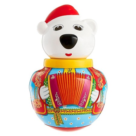 Nevalyashka Small White Bear "Tyoma", mix-3