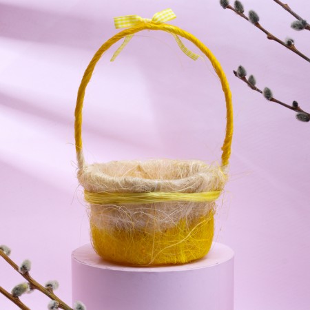 Easter decorative basket "chicken" 12.5x15x22 cm-3