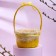Easter decorative basket "chicken" 12.5x15x22 cm