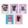 Note of 12 sheets in a narrow line "Cuties with a bow", cover coated paper, VD-LIK, OFSET block, MIX