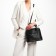 Female bag Textura, tout, average size, black color