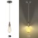 Lamp E27, wire 1 m, color copper