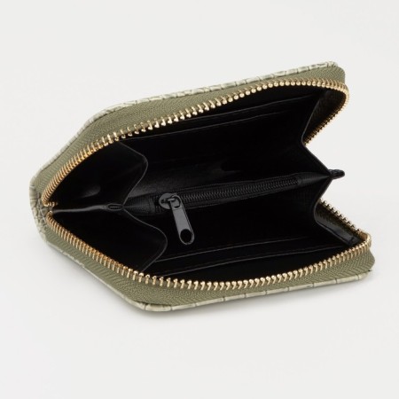 Women's wallet with lightning, the color is light green-2