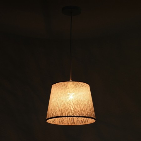 Lamp "Leila" E27 40W gray 28x28x21 cm-2