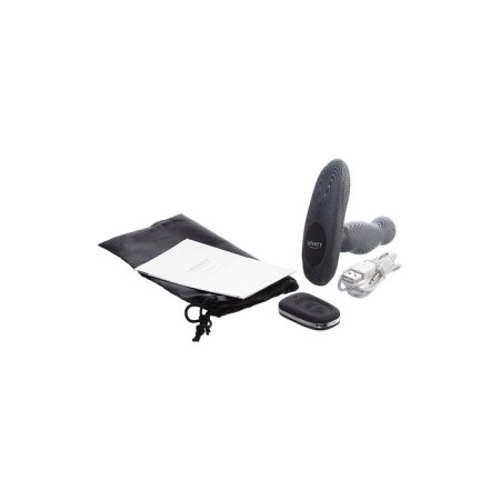 Prostate stimulator Levett Ancus, silicone, black color, 11 cm-9