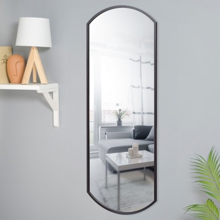 Wall mirror "Simple", oval, black, 40 x 106 cm