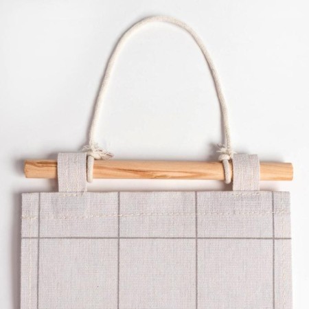 Textile pocket "cell" 2 compartments, 20x41 cm-2