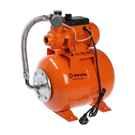 Pumping station "Vortic" ASV-370/20h, 370 W, pressure 30 m, 45 l/min, tank 20 l, cast iron
