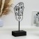 Figure "Lucretius on the stand" Black and white, 34cm